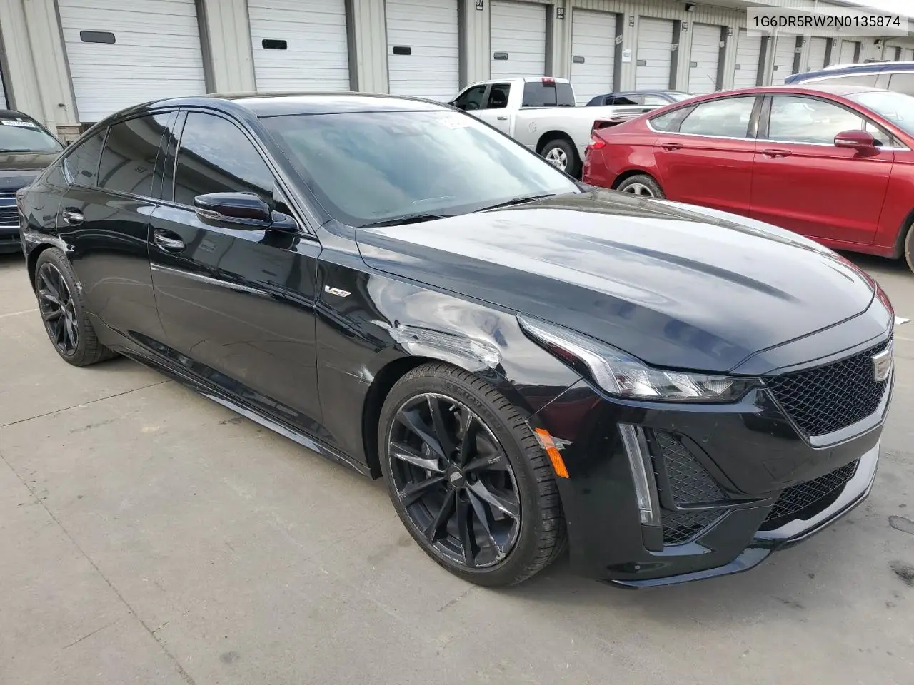 2022 Cadillac Ct5-V VIN: 1G6DR5RW2N0135874 Lot: 57078405