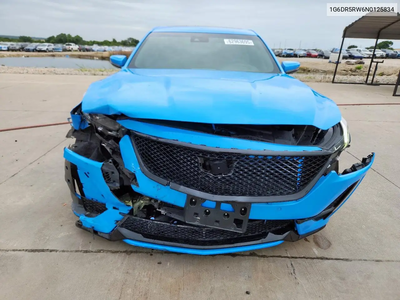 2022 Cadillac Ct5-V VIN: 1G6DR5RW6N0125834 Lot: 62963695