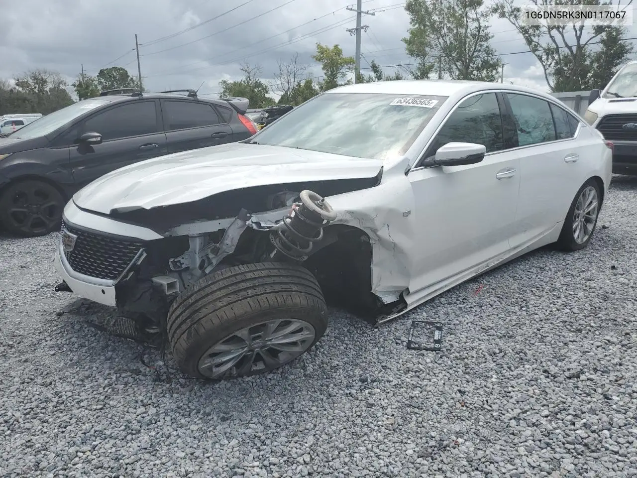 2022 Cadillac Ct5 Premium Luxury VIN: 1G6DN5RK3N0117067 Lot: 63436565