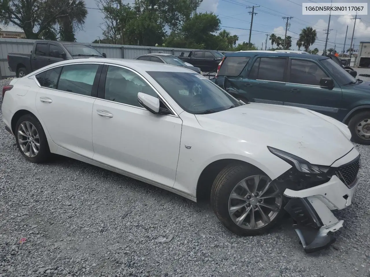 2022 Cadillac Ct5 Premium Luxury VIN: 1G6DN5RK3N0117067 Lot: 63436565