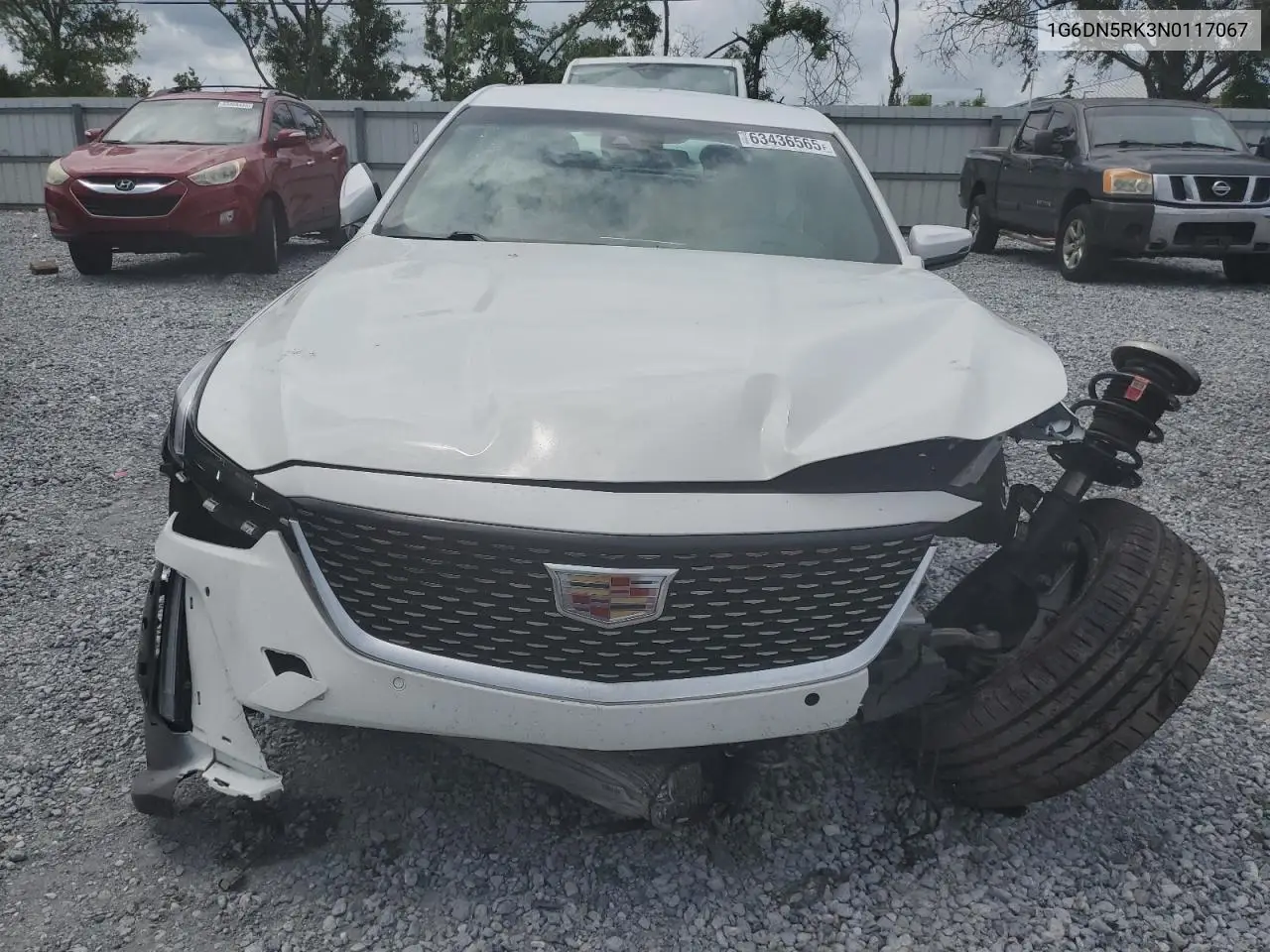 2022 Cadillac Ct5 Premium Luxury VIN: 1G6DN5RK3N0117067 Lot: 63436565