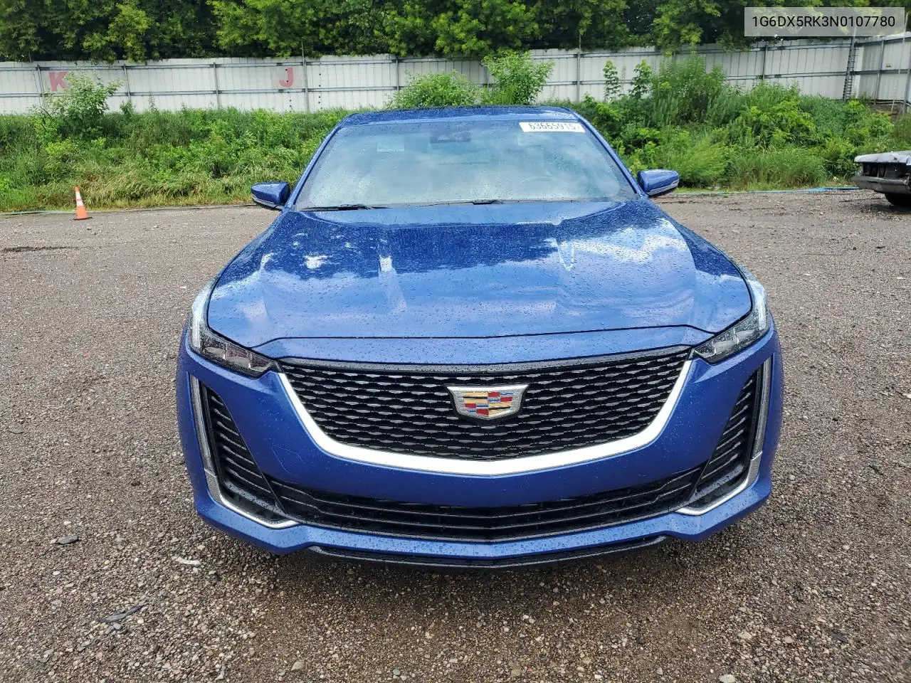 2022 Cadillac Ct5 Luxury VIN: 1G6DX5RK3N0107780 Lot: 63665915
