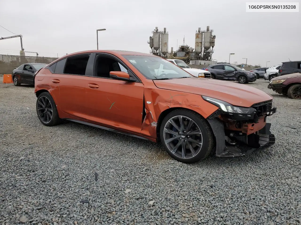 2022 Cadillac Ct5 Sport VIN: 1G6DP5RK5N0135208 Lot: 64635095