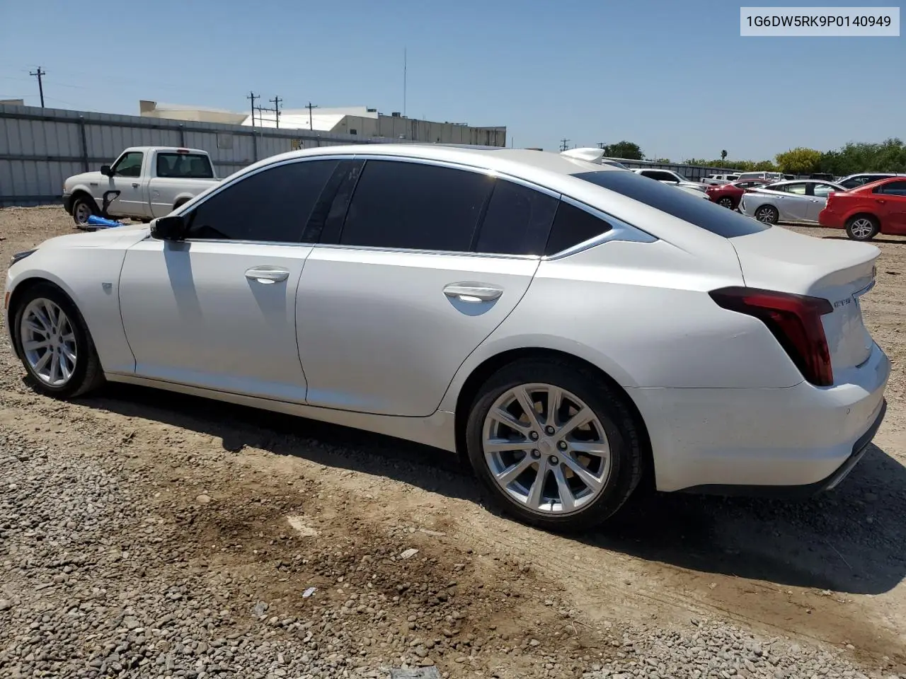 2023 Cadillac Ct5 Luxury VIN: 1G6DW5RK9P0140949 Lot: 52192165