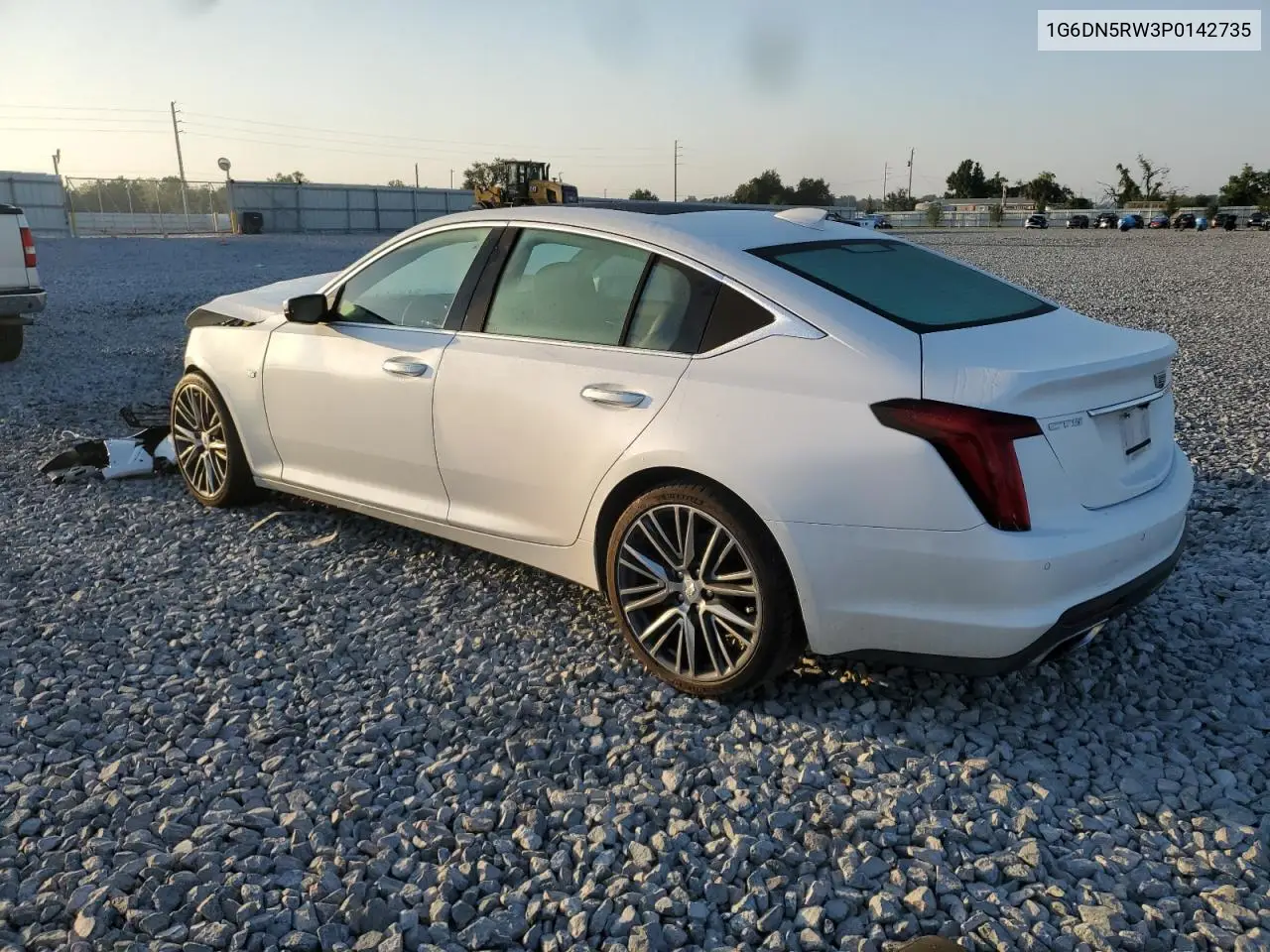 2023 Cadillac Ct5 Premium Luxury VIN: 1G6DN5RW3P0142735 Lot: 54310975