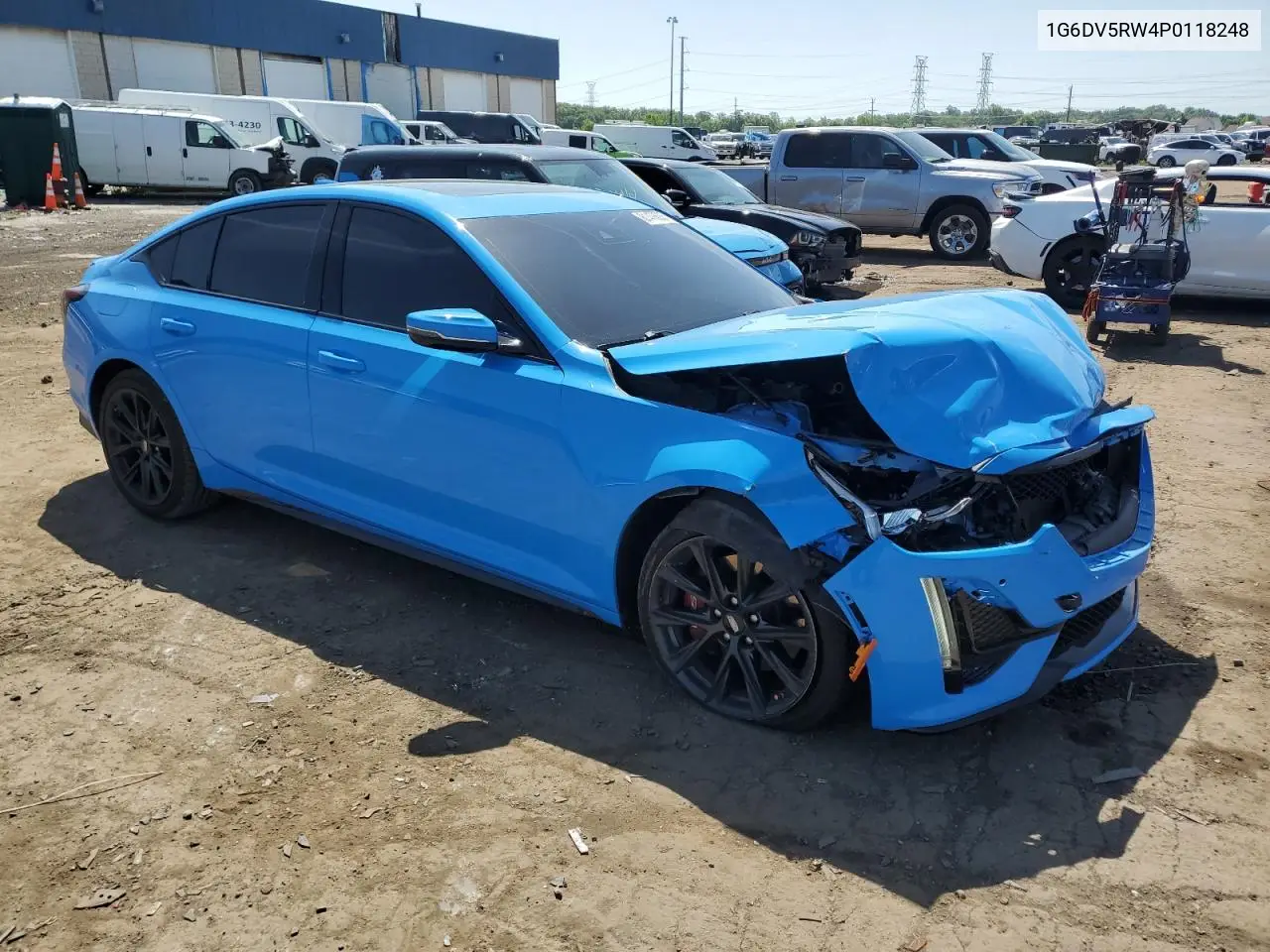 2023 Cadillac Ct5-V VIN: 1G6DV5RW4P0118248 Lot: 61476635