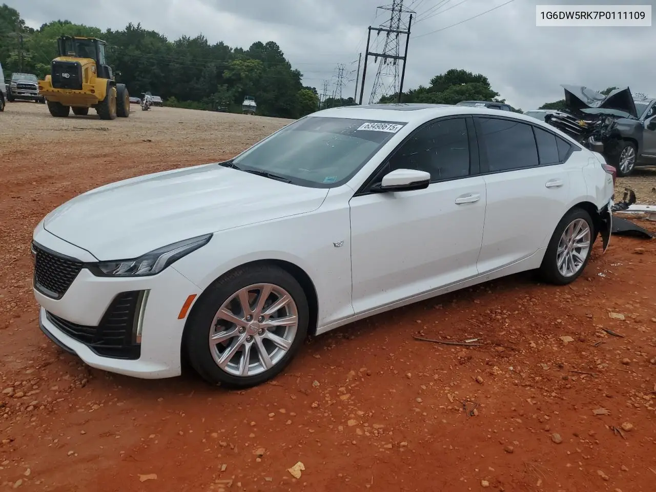 2023 Cadillac Ct5 Luxury VIN: 1G6DW5RK7P0111109 Lot: 63498615