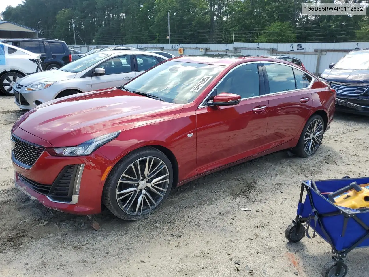 2023 Cadillac Ct5 Premium Luxury VIN: 1G6DS5RW4P0112832 Lot: 63678595