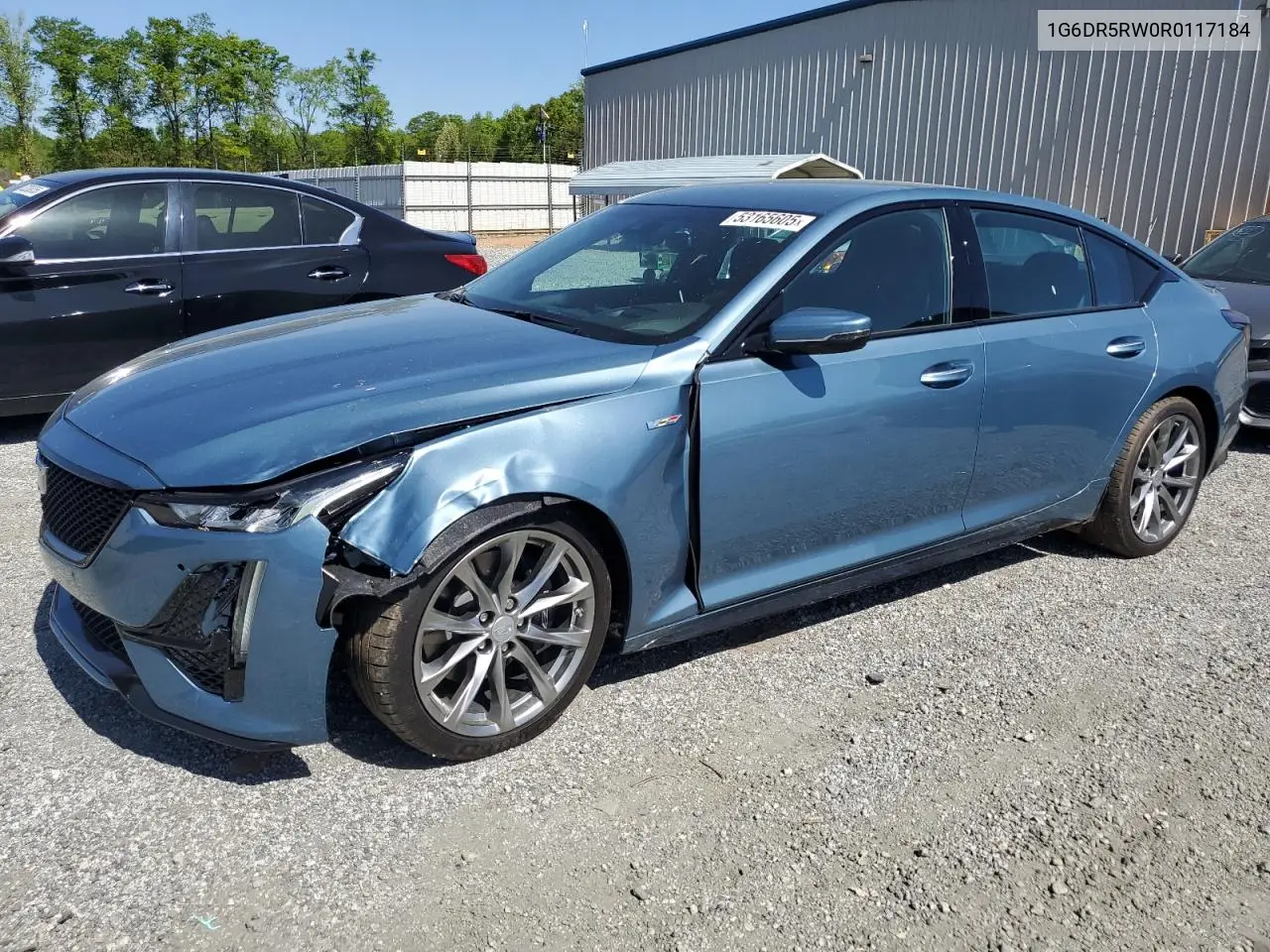 2024 Cadillac Ct5-V VIN: 1G6DR5RW0R0117184 Lot: 53165605