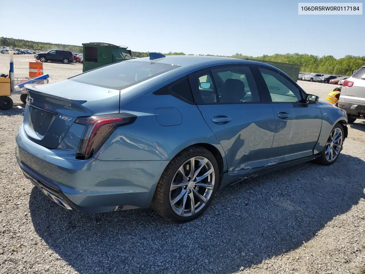 2024 Cadillac Ct5-V VIN: 1G6DR5RW0R0117184 Lot: 53165605