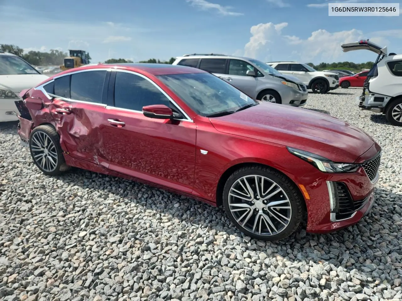 2024 Cadillac Ct5 Premium Luxury VIN: 1G6DN5RW3R0125646 Lot: 60266675