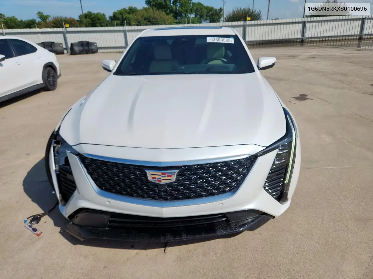 2025 Cadillac Ct5 Premium Luxury VIN: 1G6DN5RKXS0100696 Lot: 63800585