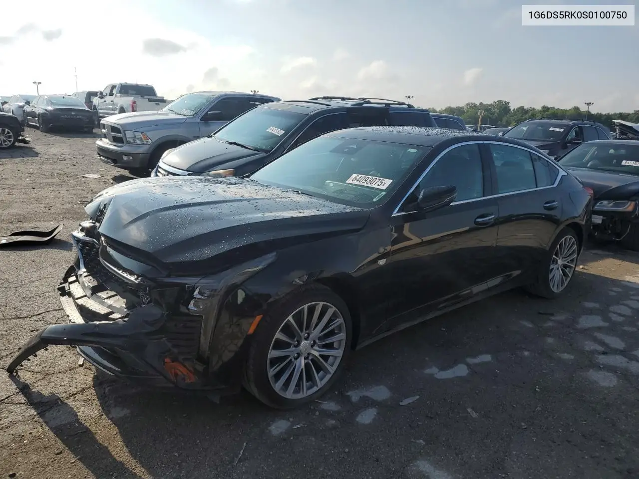 2025 Cadillac Ct5 Premium Luxury VIN: 1G6DS5RK0S0100750 Lot: 64093075