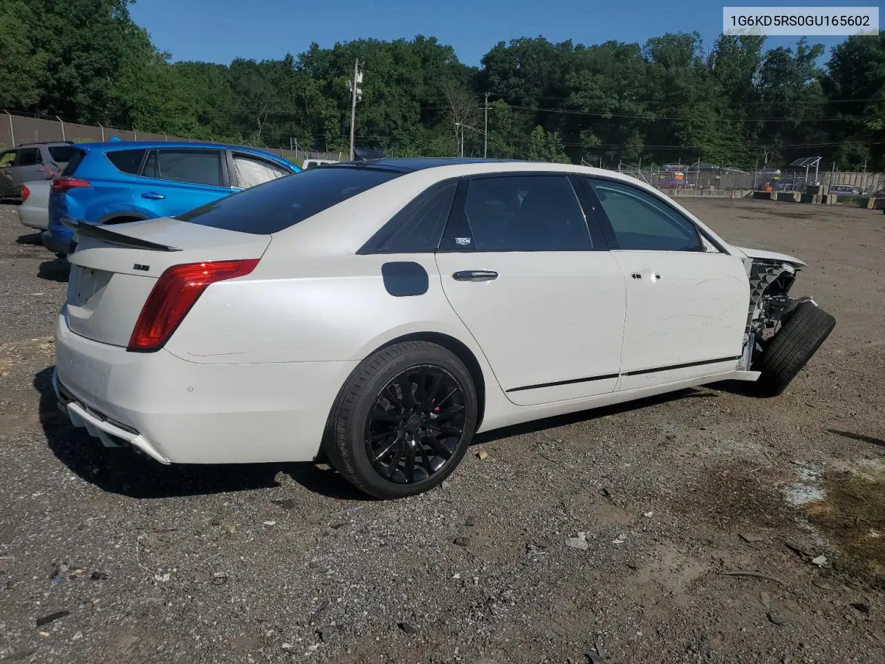 2016 Cadillac Ct6 Luxury VIN: 1G6KD5RS0GU165602 Lot: 61066485
