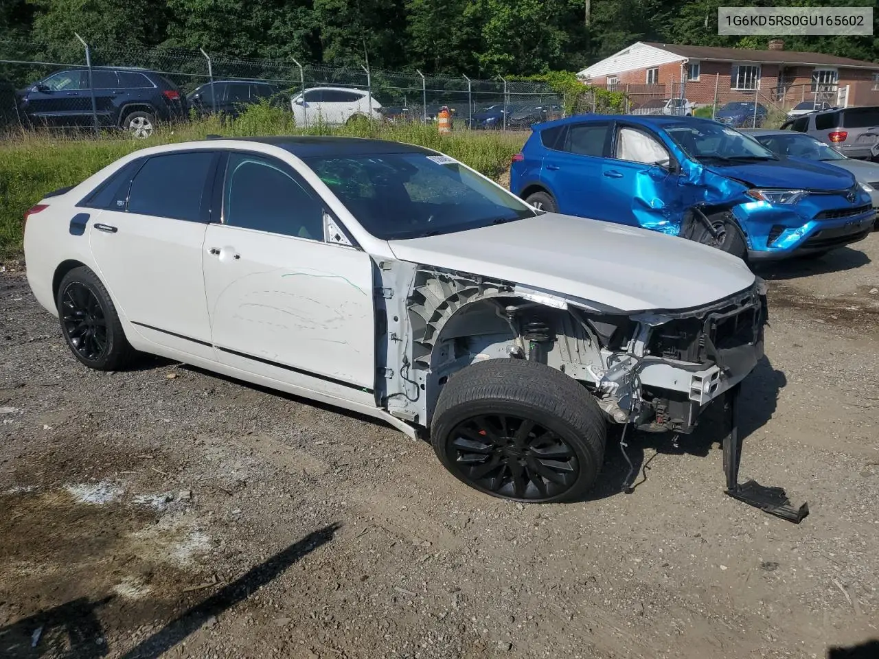 2016 Cadillac Ct6 Luxury VIN: 1G6KD5RS0GU165602 Lot: 61066485