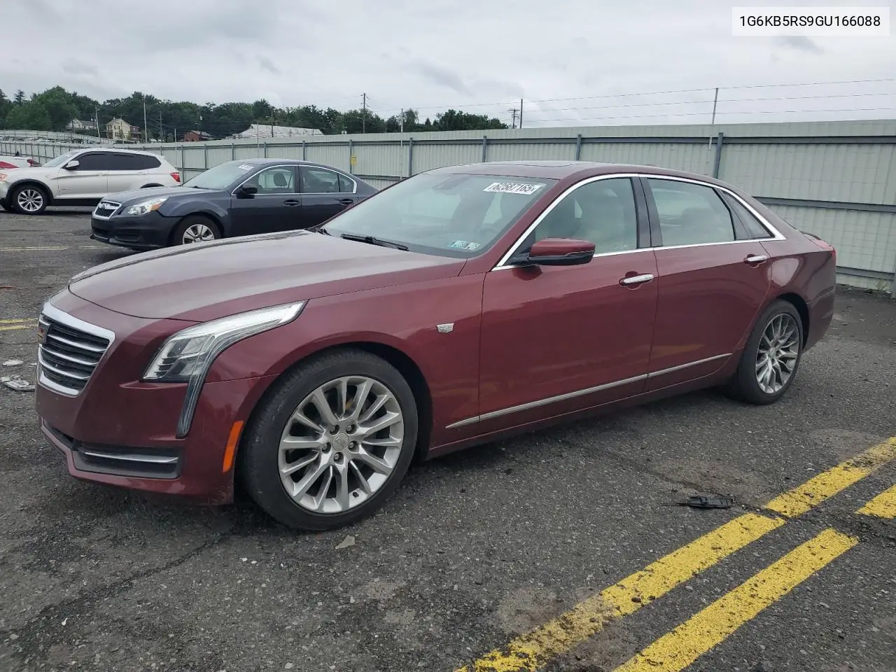 2016 Cadillac Ct6 VIN: 1G6KB5RS9GU166088 Lot: 62587165