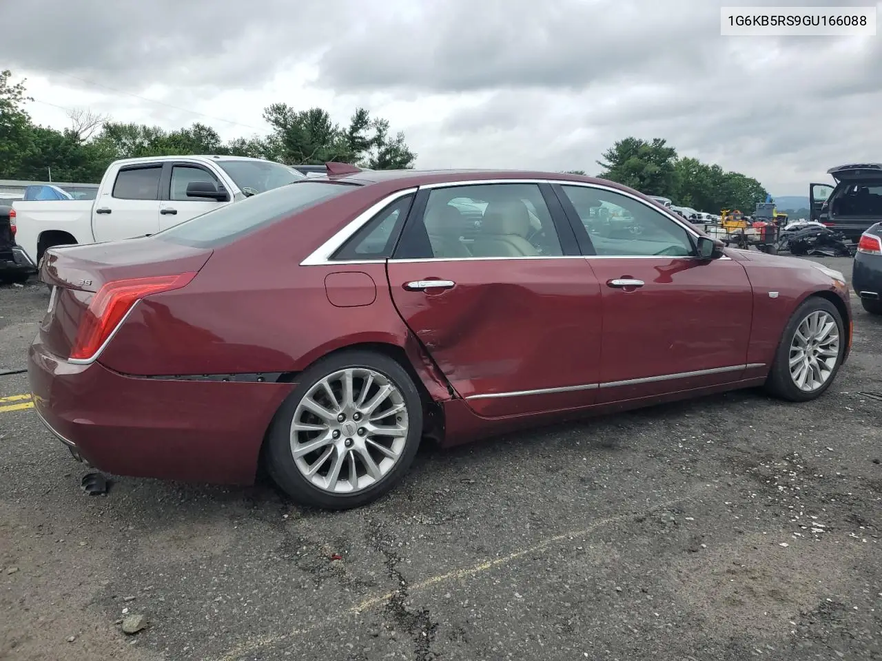 2016 Cadillac Ct6 VIN: 1G6KB5RS9GU166088 Lot: 62587165