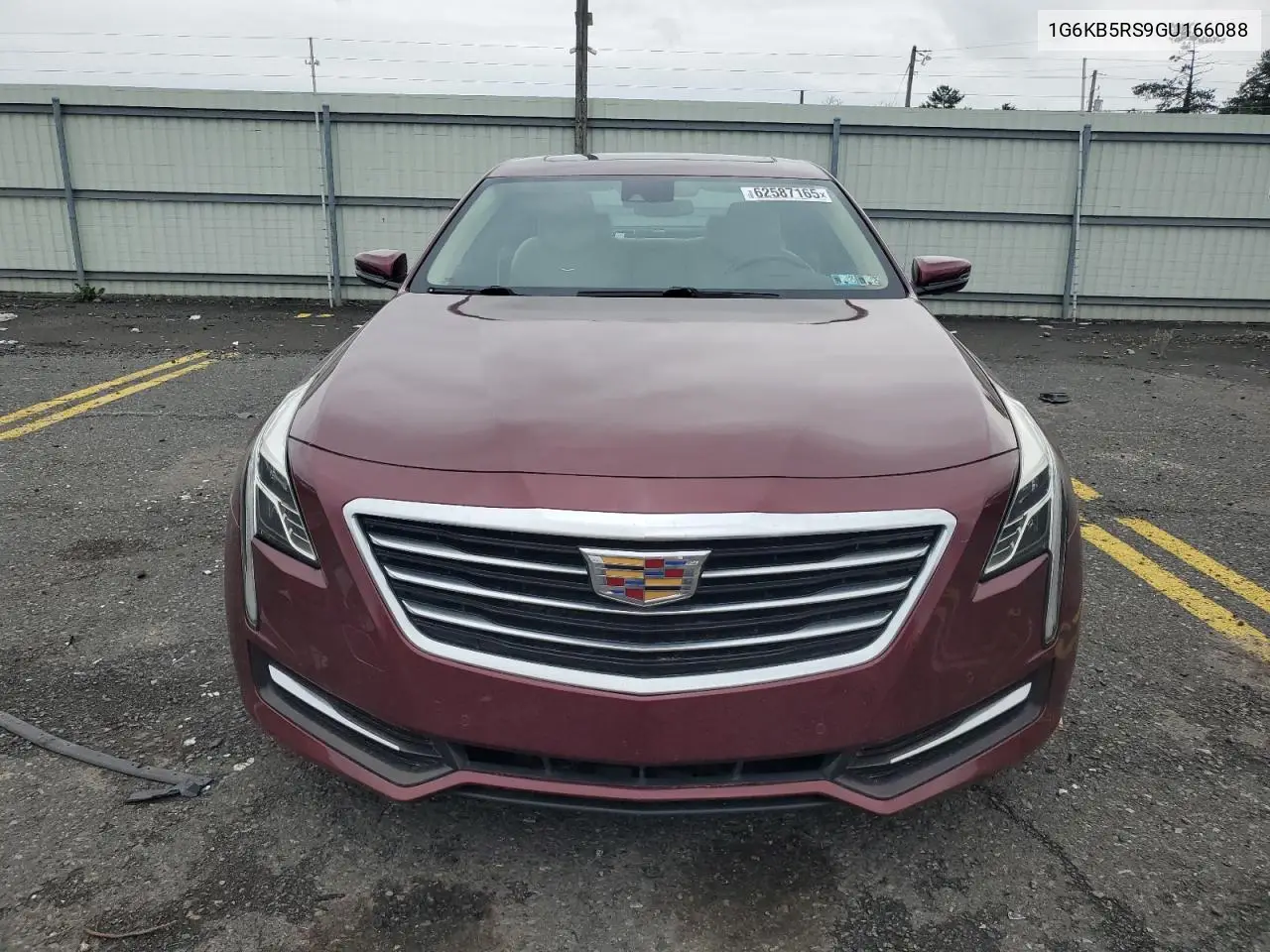 2016 Cadillac Ct6 VIN: 1G6KB5RS9GU166088 Lot: 62587165
