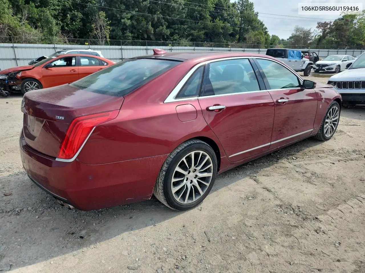 2016 Cadillac Ct6 Luxury VIN: 1G6KD5RS6GU159416 Lot: 63772755