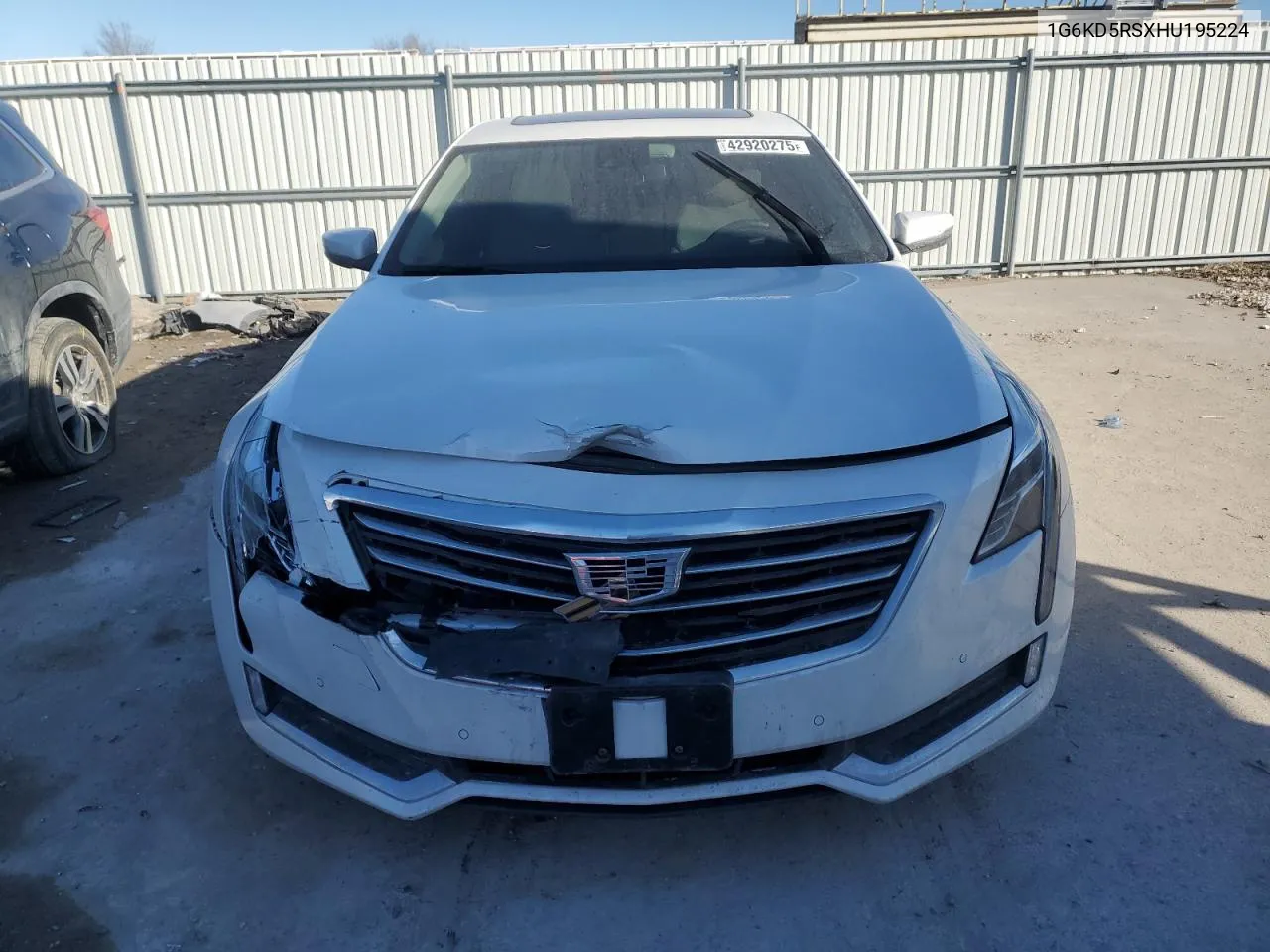 2017 Cadillac Ct6 Luxury VIN: 1G6KD5RSXHU195224 Lot: 42920275