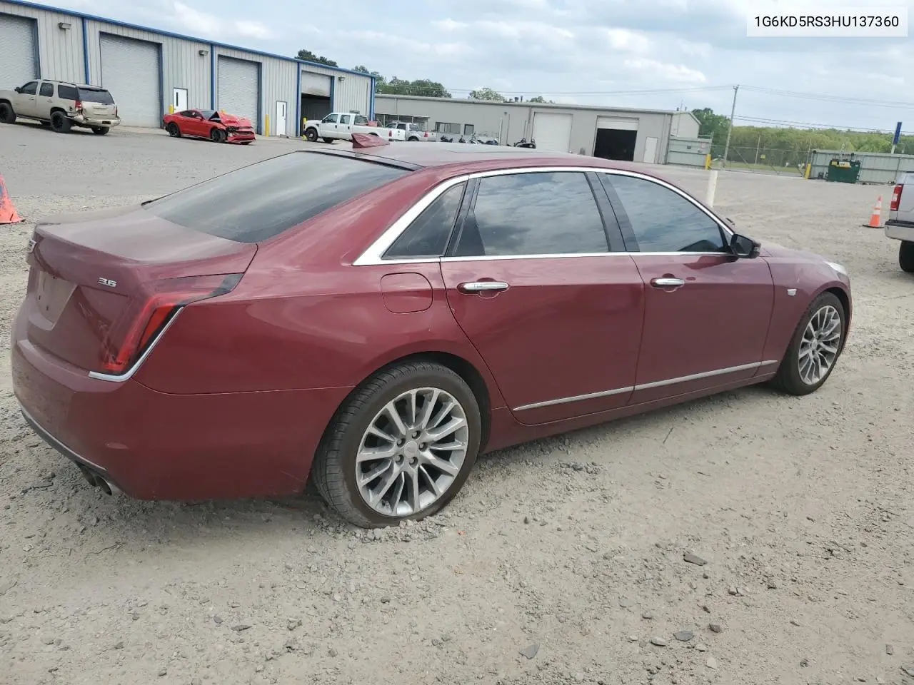 2017 Cadillac Ct6 Luxury VIN: 1G6KD5RS3HU137360 Lot: 53444425