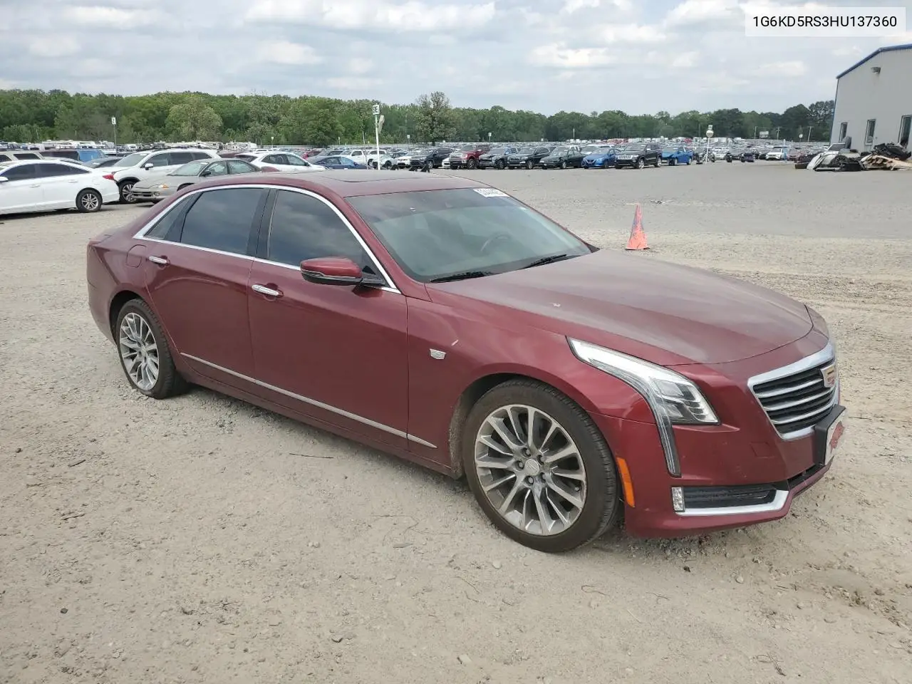 2017 Cadillac Ct6 Luxury VIN: 1G6KD5RS3HU137360 Lot: 53444425