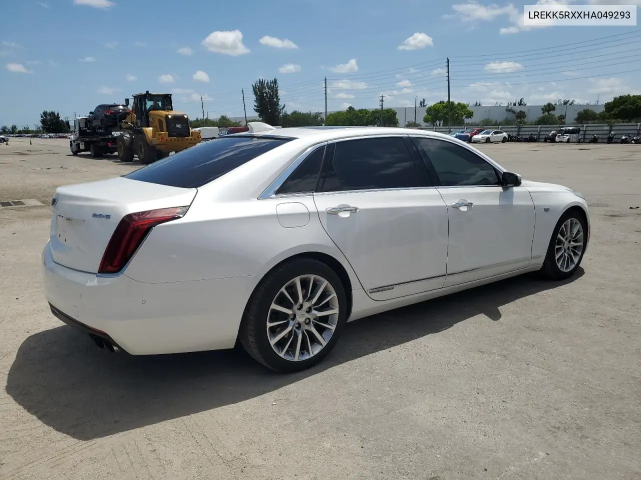 2017 Cadillac Ct6 Premium Luxury VIN: LREKK5RXXHA049293 Lot: 56705825