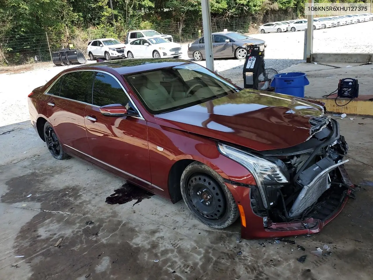 2017 Cadillac Ct6 Platinum VIN: 1G6KN5R6XHU127375 Lot: 62224455