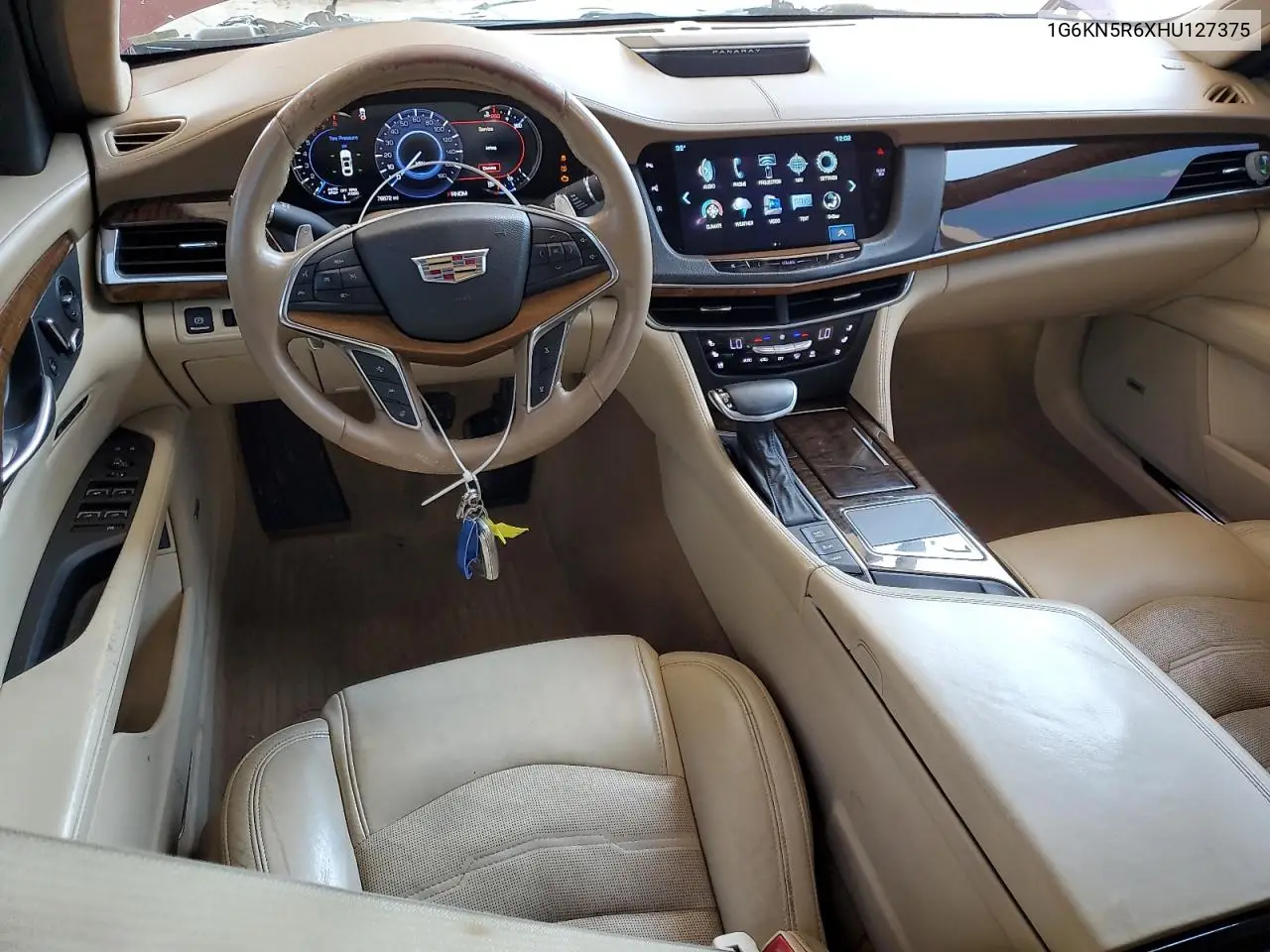 2017 Cadillac Ct6 Platinum VIN: 1G6KN5R6XHU127375 Lot: 62224455