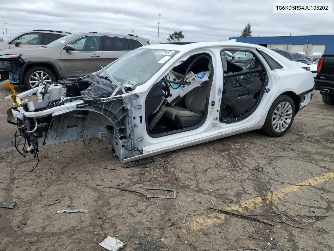 2018 Cadillac Ct6 Luxury VIN: 1G6KD5RS4JU105202 Lot: 43310435
