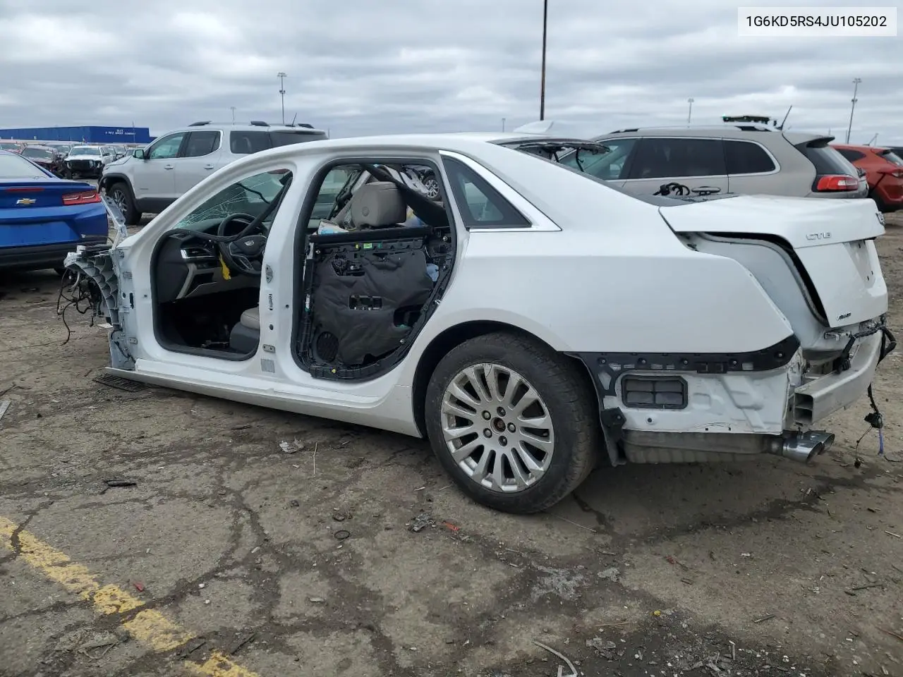 2018 Cadillac Ct6 Luxury VIN: 1G6KD5RS4JU105202 Lot: 43310435