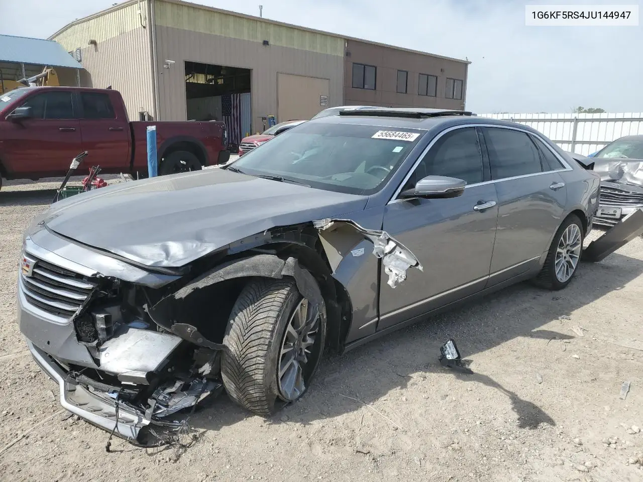2018 Cadillac Ct6 Premium Luxury VIN: 1G6KF5RS4JU144947 Lot: 55684465