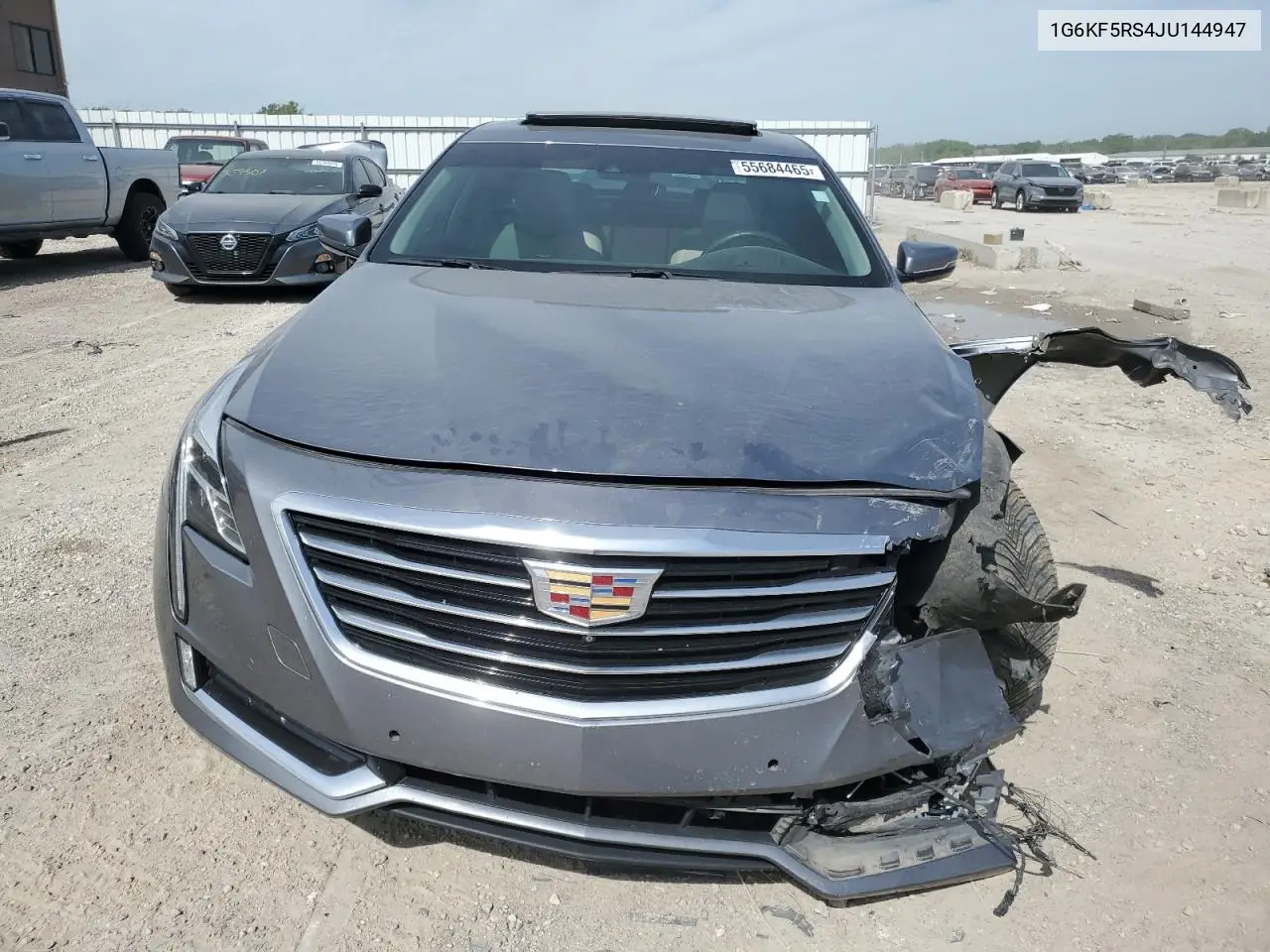 2018 Cadillac Ct6 Premium Luxury VIN: 1G6KF5RS4JU144947 Lot: 55684465