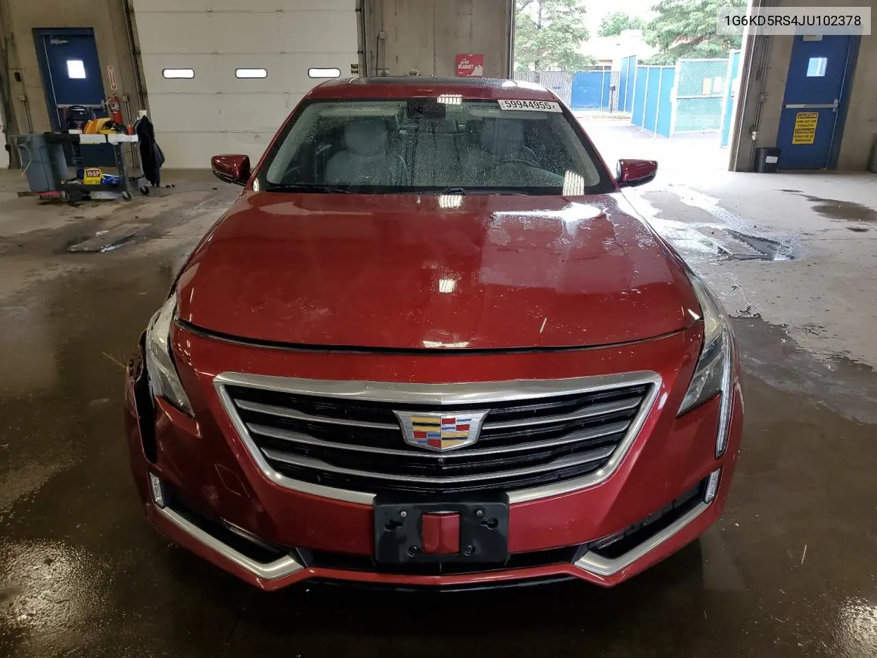 2018 Cadillac Ct6 Luxury VIN: 1G6KD5RS4JU102378 Lot: 59944955