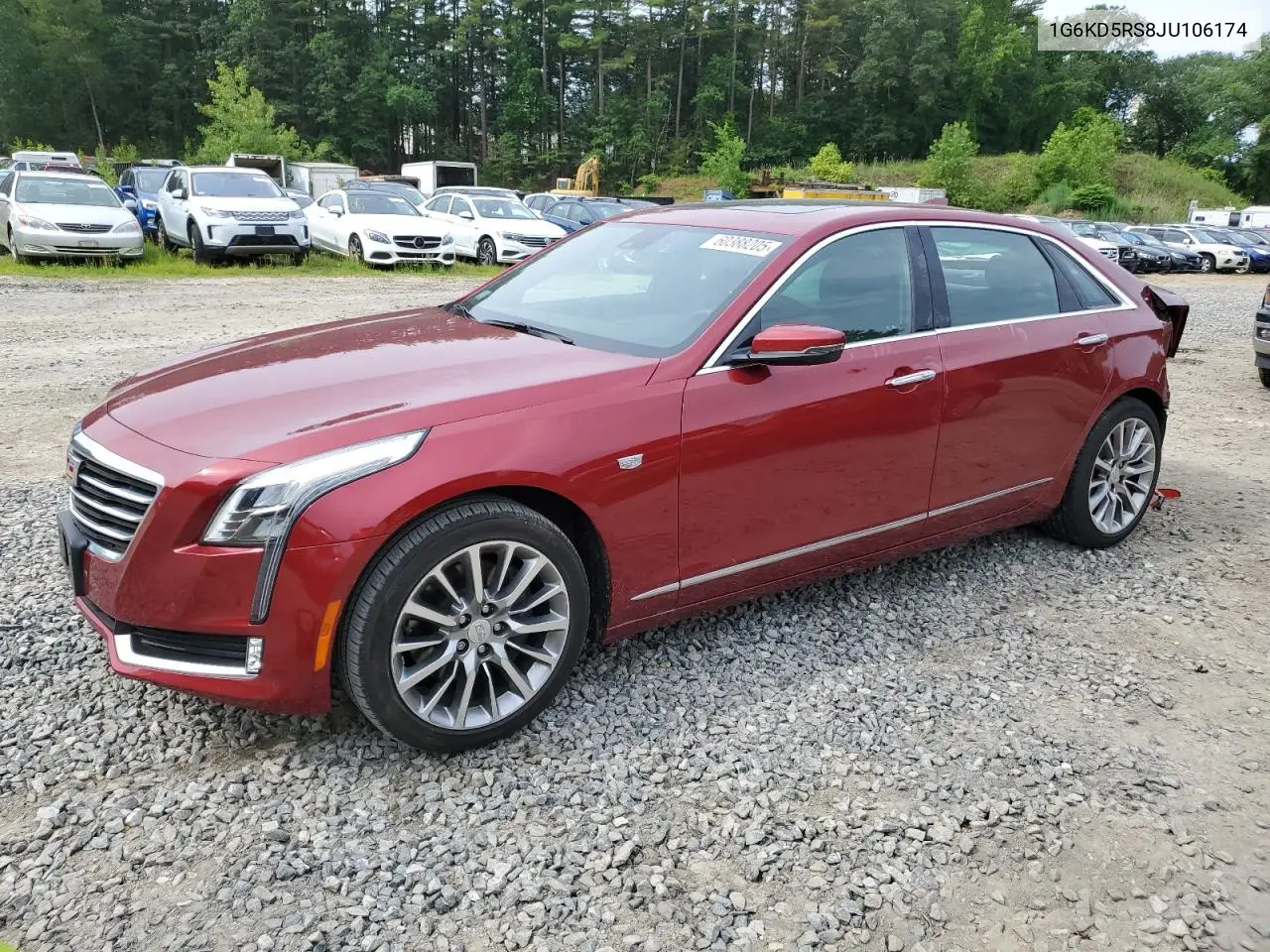 2018 Cadillac Ct6 Luxury VIN: 1G6KD5RS8JU106174 Lot: 60388205