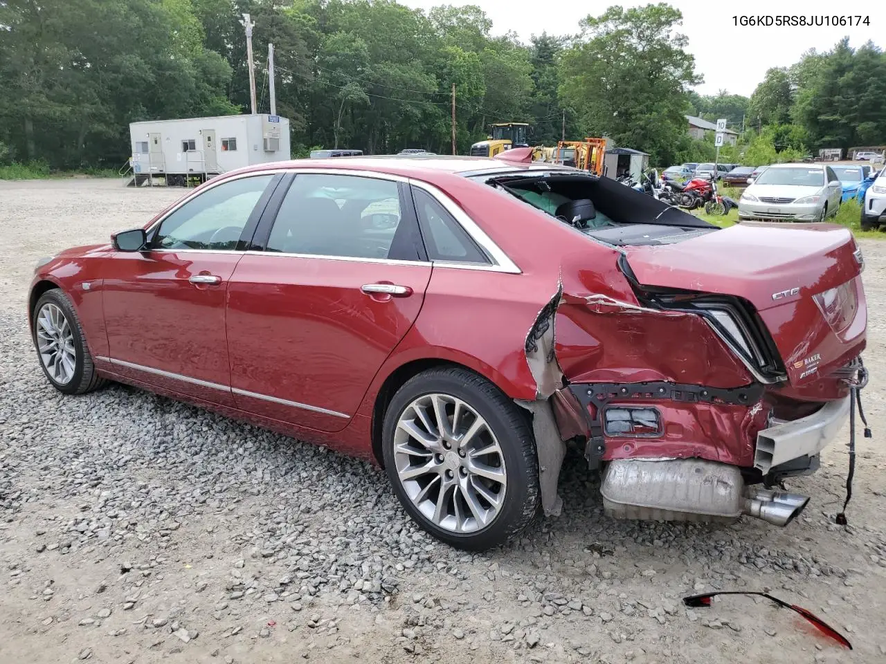 2018 Cadillac Ct6 Luxury VIN: 1G6KD5RS8JU106174 Lot: 60388205