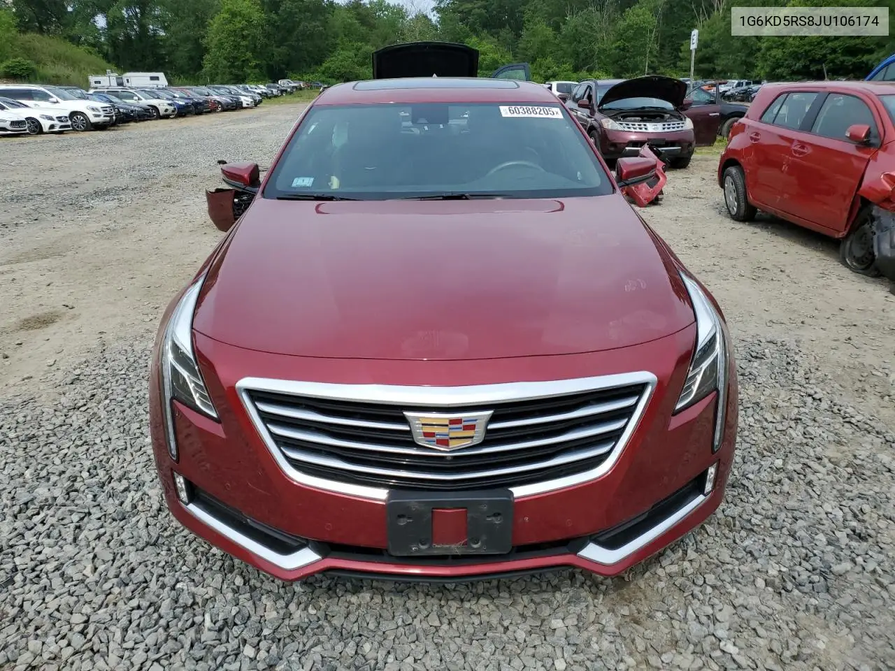 2018 Cadillac Ct6 Luxury VIN: 1G6KD5RS8JU106174 Lot: 60388205