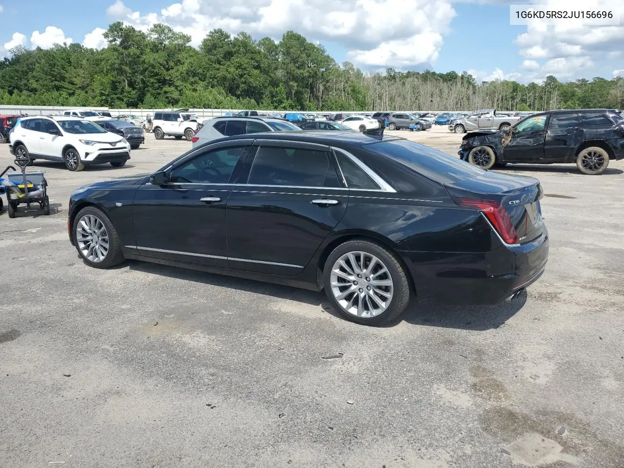 2018 Cadillac Ct6 Luxury VIN: 1G6KD5RS2JU156696 Lot: 61068285