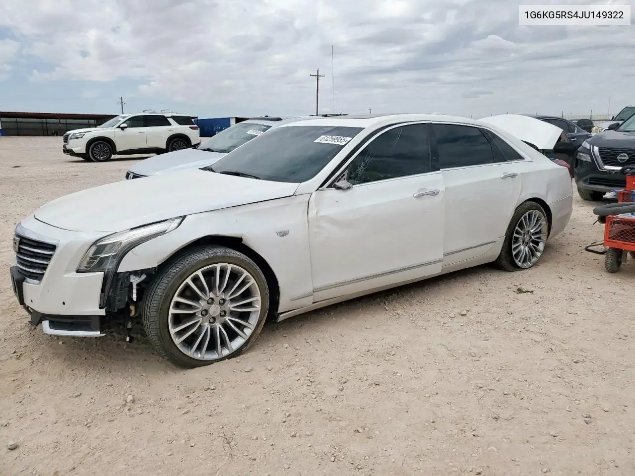 2018 Cadillac Ct6 Premium Luxury Csav VIN: 1G6KG5RS4JU149322 Lot: 61259955