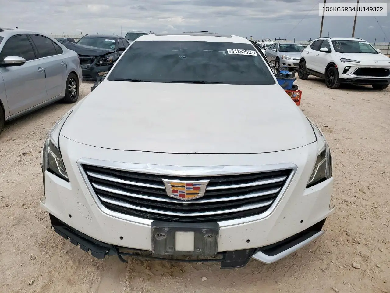 2018 Cadillac Ct6 Premium Luxury Csav VIN: 1G6KG5RS4JU149322 Lot: 61259955
