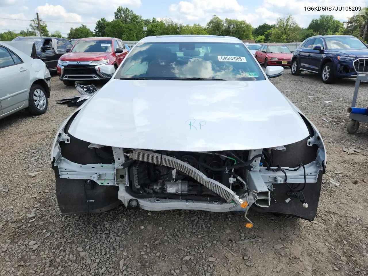 2018 Cadillac Ct6 Luxury VIN: 1G6KD5RS7JU105209 Lot: 64652055