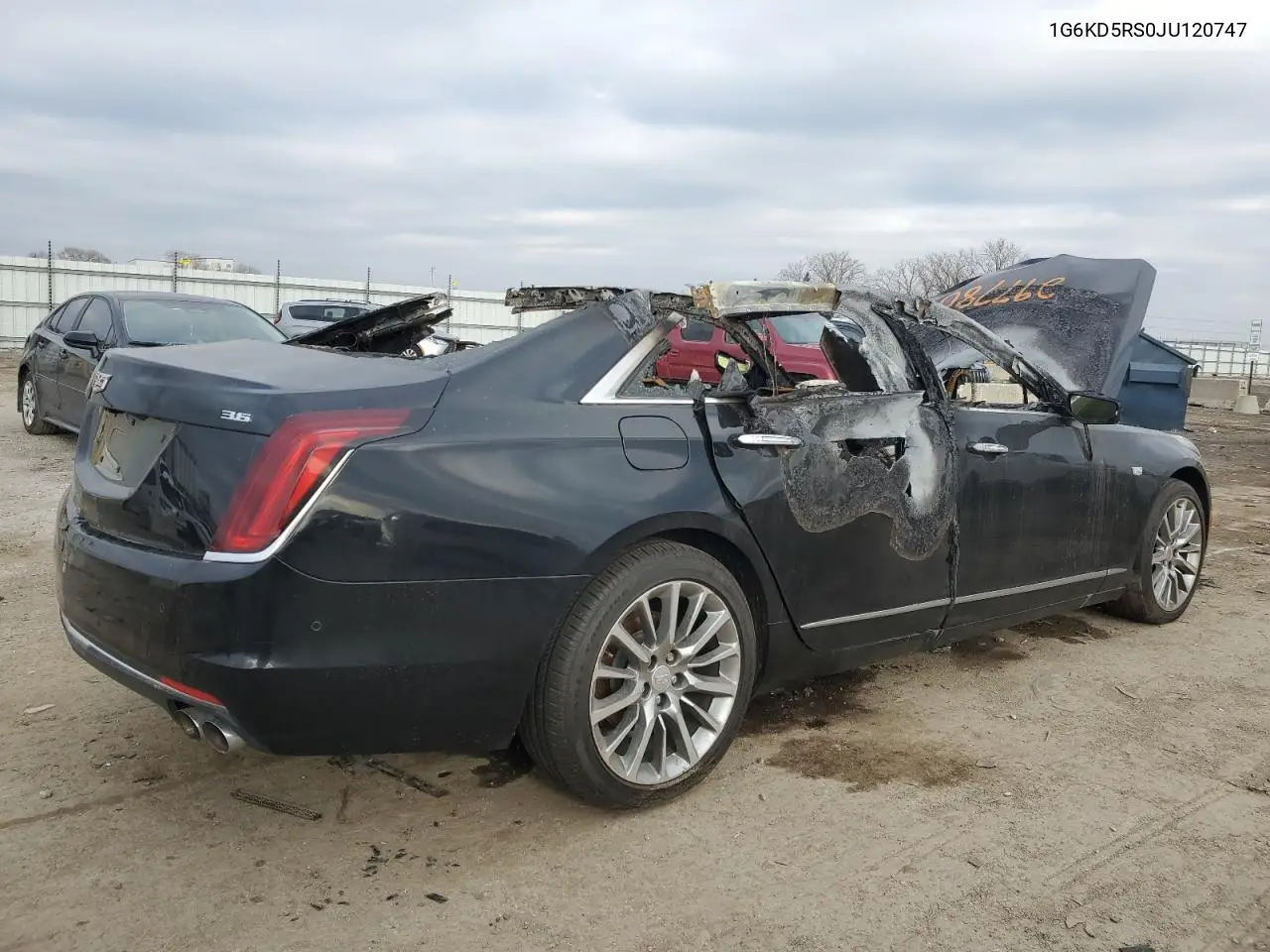 2018 Cadillac Ct6 Luxury VIN: 1G6KD5RS0JU120747 Lot: 85739684
