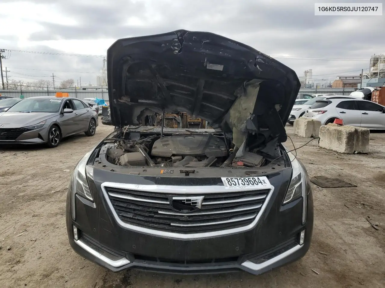 2018 Cadillac Ct6 Luxury VIN: 1G6KD5RS0JU120747 Lot: 85739684
