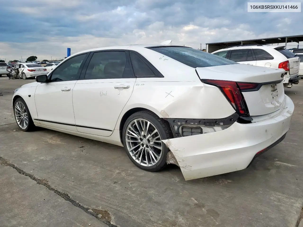 2019 Cadillac Ct6 Luxury VIN: 1G6KB5RSXKU141466 Lot: 50987035