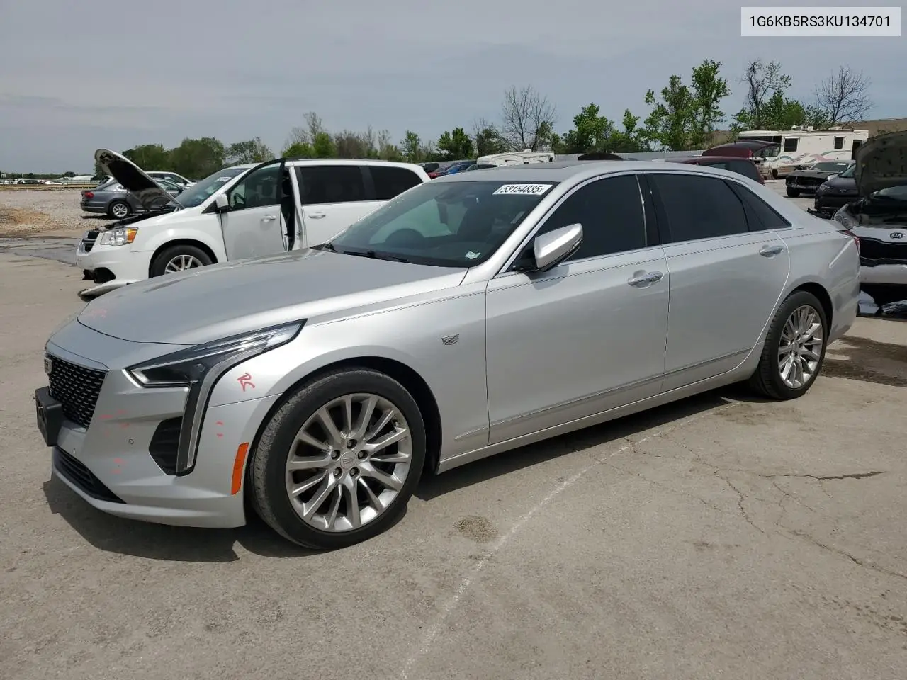 2019 Cadillac Ct6 Luxury VIN: 1G6KB5RS3KU134701 Lot: 53154835