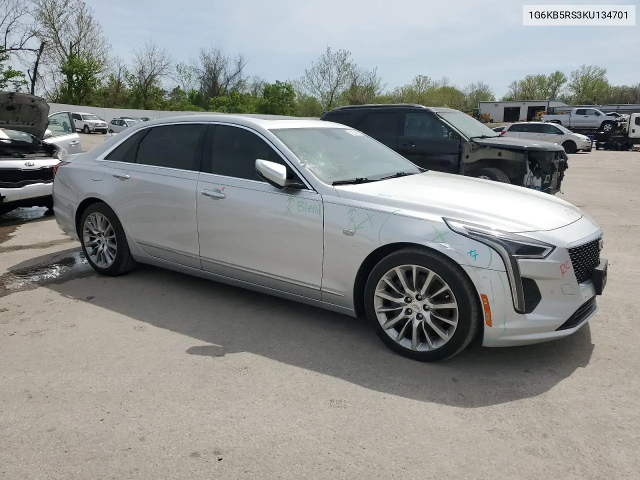 2019 Cadillac Ct6 Luxury VIN: 1G6KB5RS3KU134701 Lot: 53154835