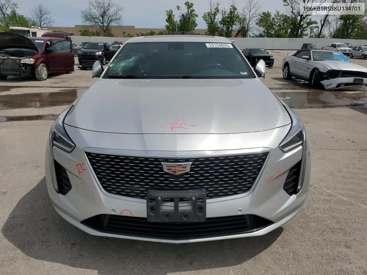 2019 Cadillac Ct6 Luxury VIN: 1G6KB5RS3KU134701 Lot: 53154835