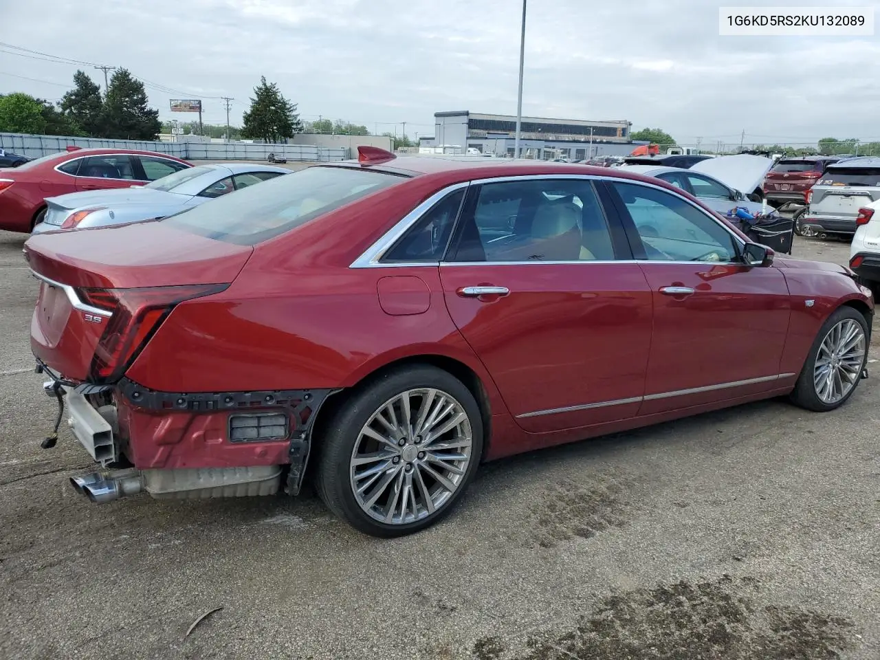 2019 Cadillac Ct6 Premium Luxury VIN: 1G6KD5RS2KU132089 Lot: 54432115