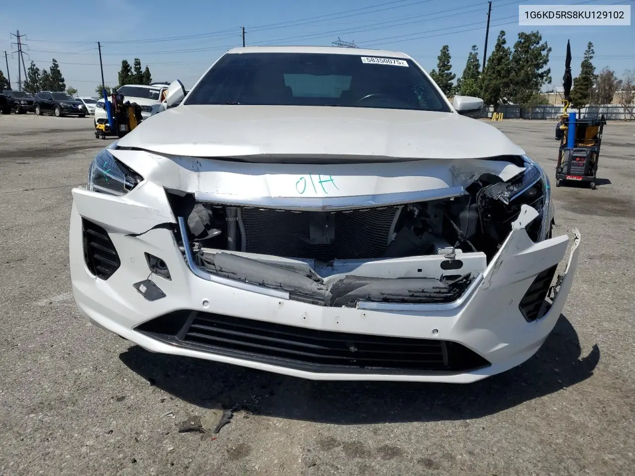2019 Cadillac Ct6 Premium Luxury VIN: 1G6KD5RS8KU129102 Lot: 58350075