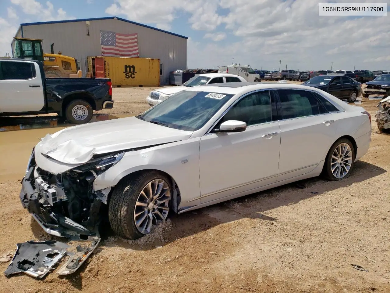 2019 Cadillac Ct6 Premium Luxury VIN: 1G6KD5RS9KU117900 Lot: 59494375